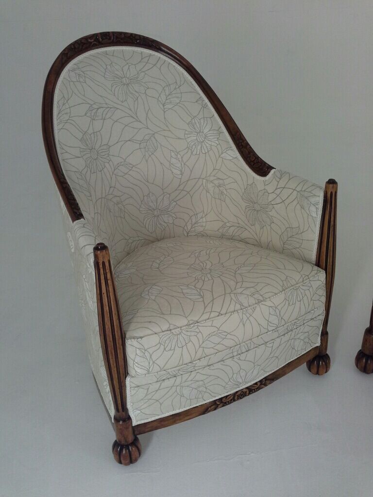 Art Deco armchairs