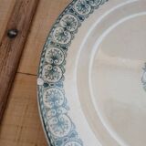 10 assiettes plates anciennes Terre de fer
