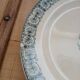 10 old flat plates Terre de fer