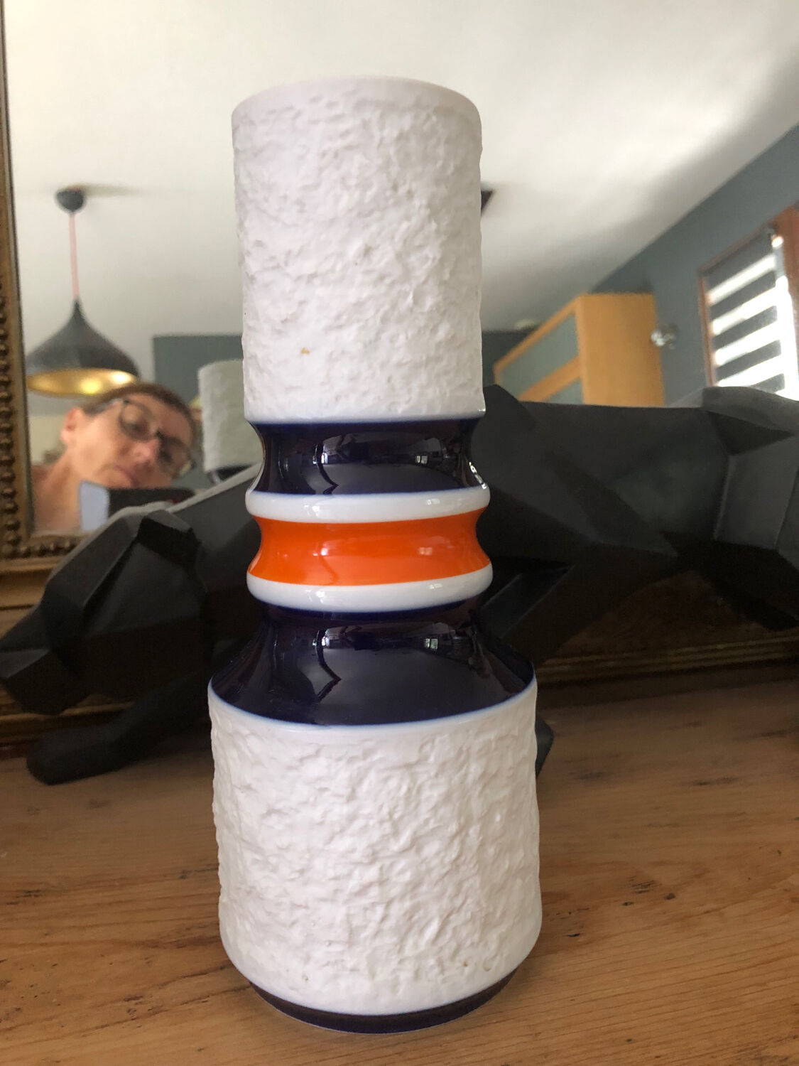 Vintage KPM porcelain vase