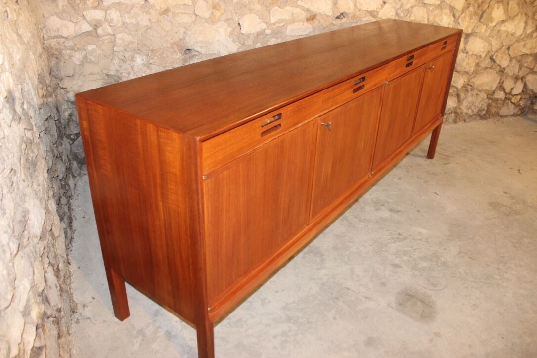 Scandinavian vintage teak sideboard by Bodafors, 1960 s