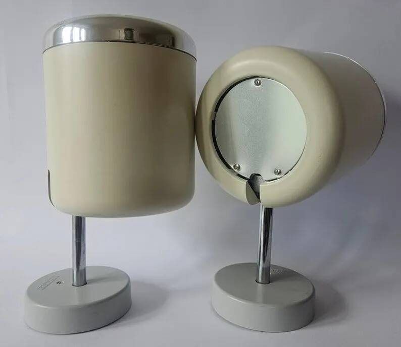 Set of 10 Rare Midcentury Wall Lamps Kinkeldey, Germany, 1970s