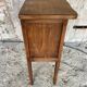 Antique Nightstand Table in Louis XV Style Wood with Vintage Drawer #D894