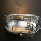 Industrial porthole wall lamp from the 1950s