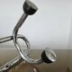 Streamlined coat rack, rockabilly, in chrome metal and bakelite 1970