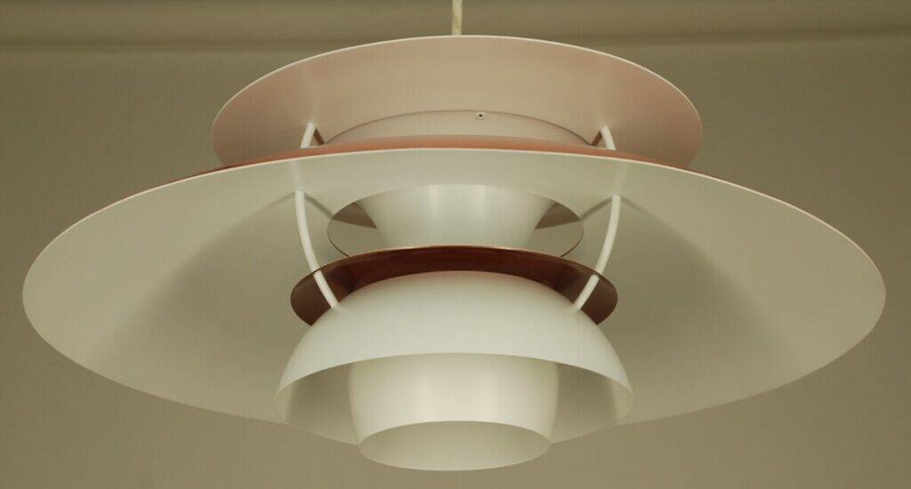 Vintage PH5 pendant by Poul Henningsen for Louis Poulsen