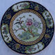 Decorative Plate Macau / China Porcelain — Birds, Peacocks