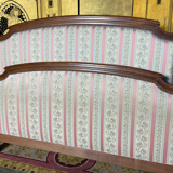 Louis XVI style upholstered bed