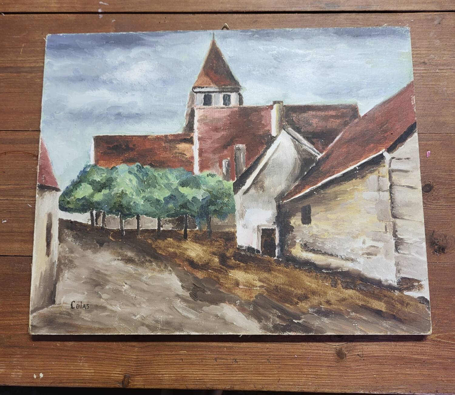 Village painting