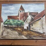 Village painting