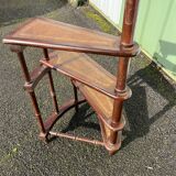 Victorian Leather Library Staircase, England