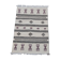Black and purple white carpet woven by hand in pure wool