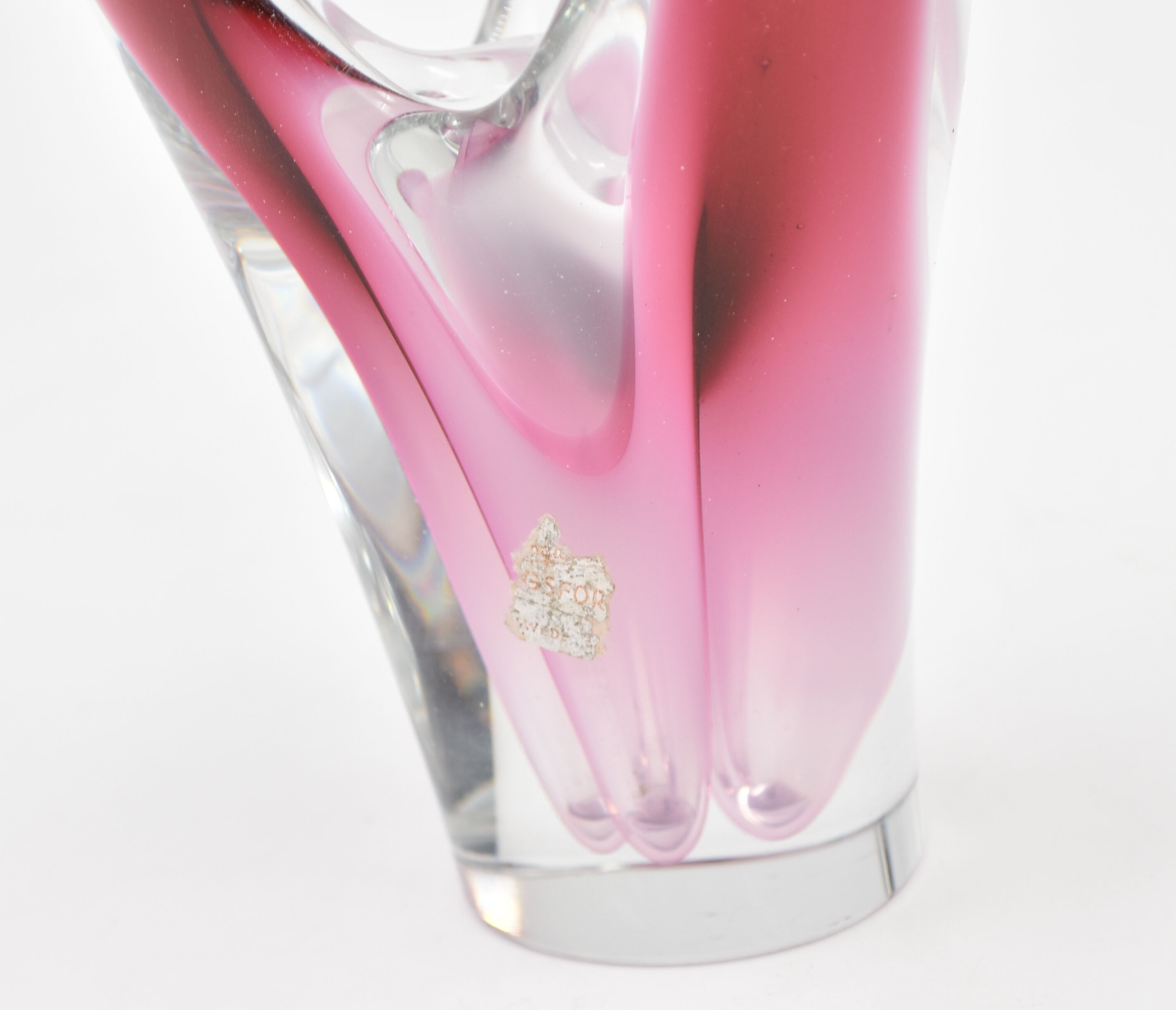 Vase shell by Paul Kedelv pour Flygsfors  1956