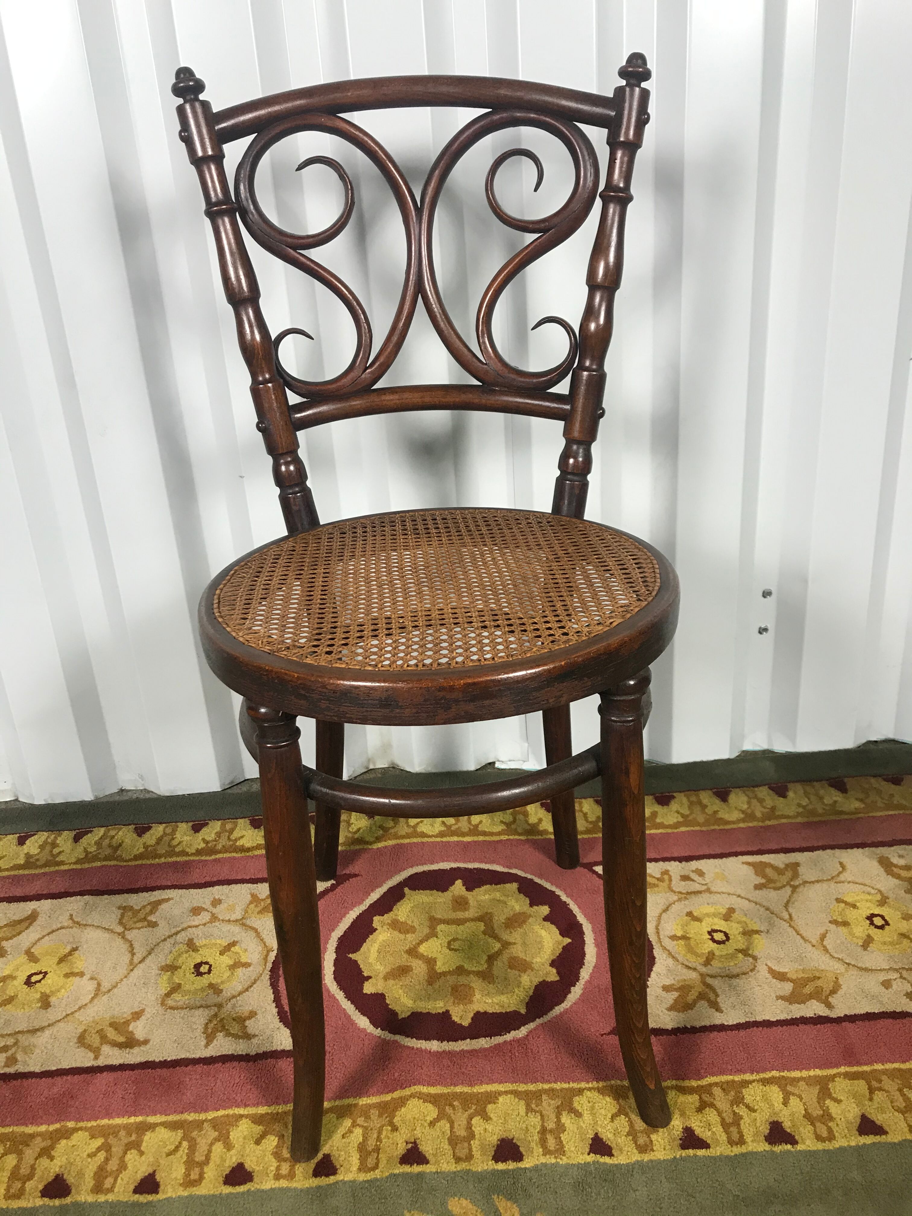 6 Josias Eissler bistro chairs - restored