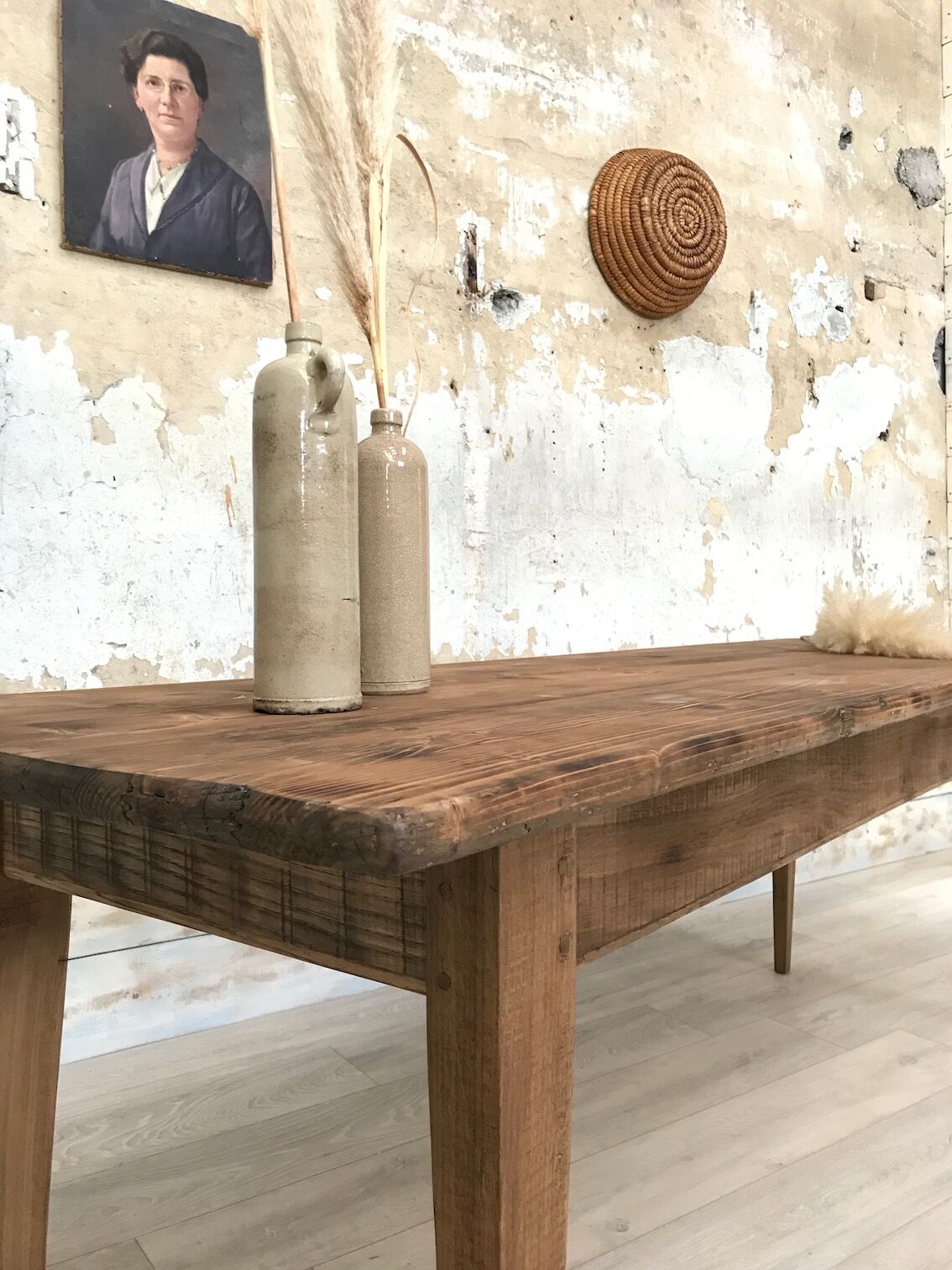 Vintage farm table
