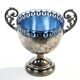 Sugar bowl, Art Nouveau, silver-plated brass, WMF, Germany, 1900s