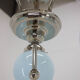 Blue art deco chandelier, 1930s