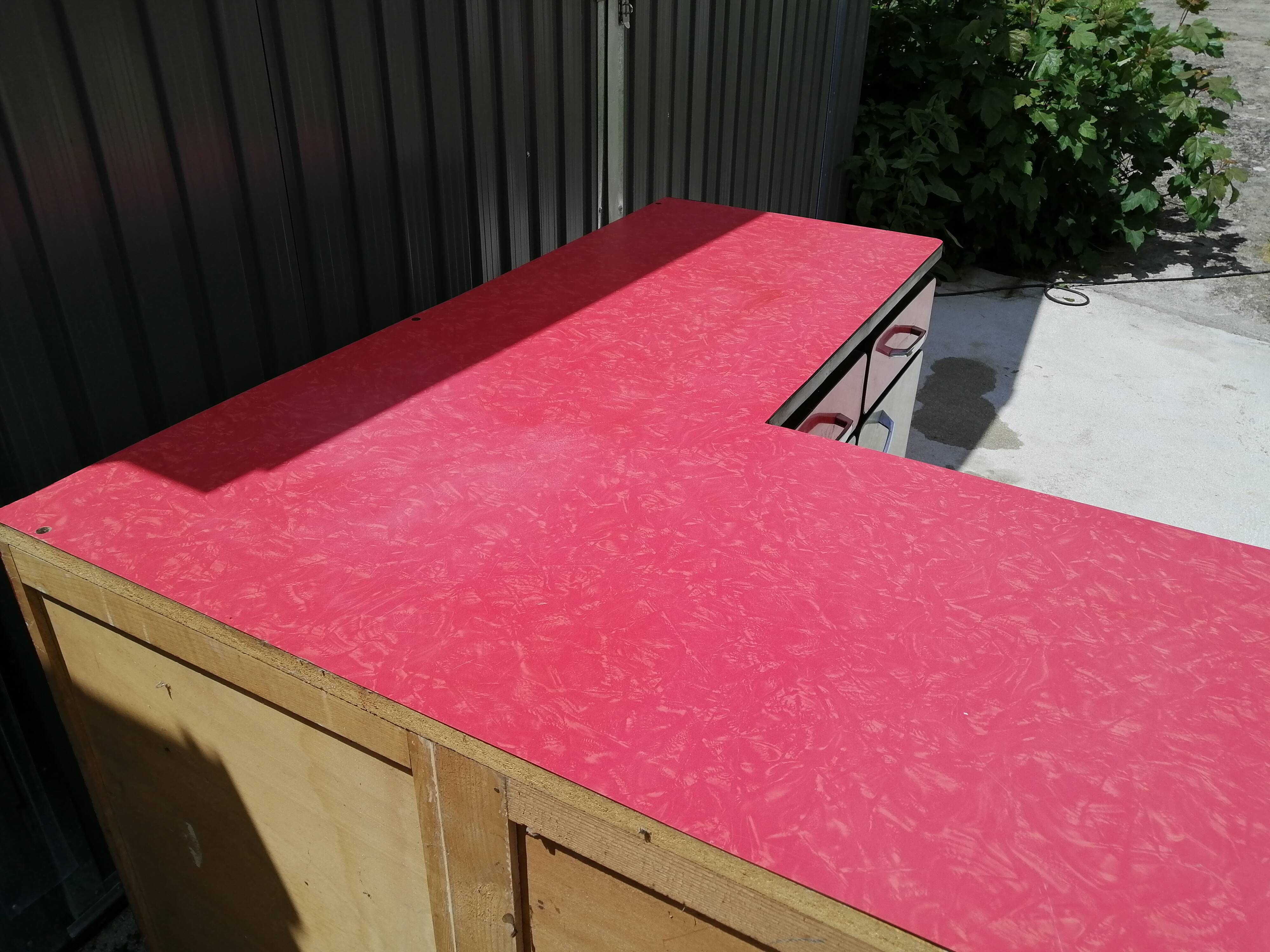 Kitchen buffet in formica 70s