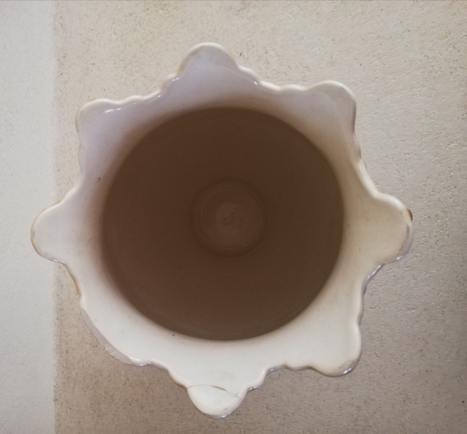 Fives Lille Art Nouveau slipware vase