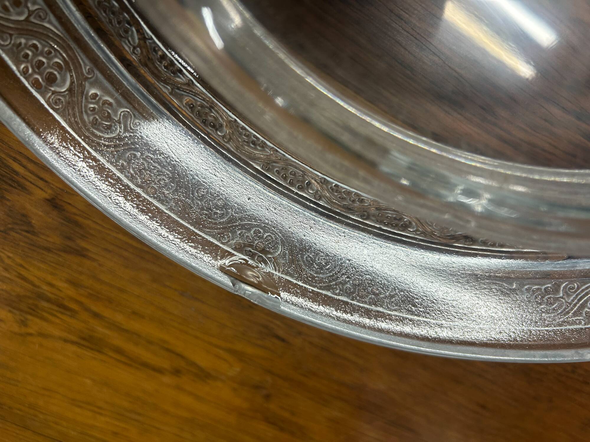 Lalique glass plate