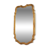 Large golden mirror