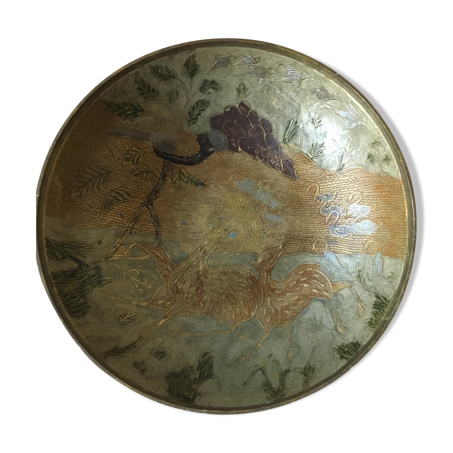 Empty Pocket brass with engravings