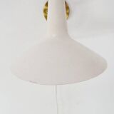 White Cream Articulating Arm Sconce in the style Giuseppe Ostuni