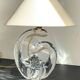 Lampe cristal art déco gravée Paris France