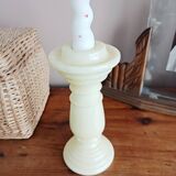 Alabaster candlestick