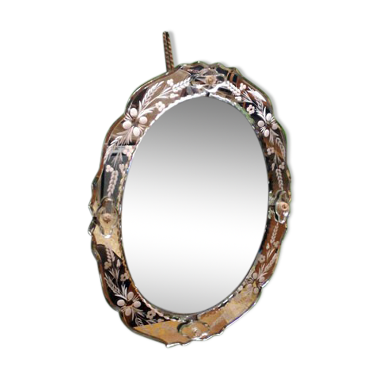 Venetian mirror 48 x 40 cm