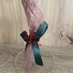 Pair of Candlesticks Candle Holders Design Blown Glass Decorative