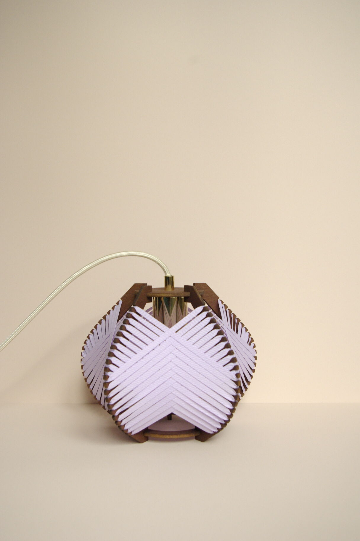 Woven lilac walkman, Made in France