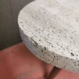 Travertine coffee table