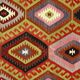 Turkish Kilim Yuruk Vintage 206x315 cm Geometric Red Orange
