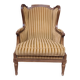 Large Louis XVI style wing chair