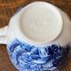 Coffee cup and its English earthenware saucer Mill Stream Johnson Bros