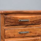 Dresser brutalist free form in olive tree