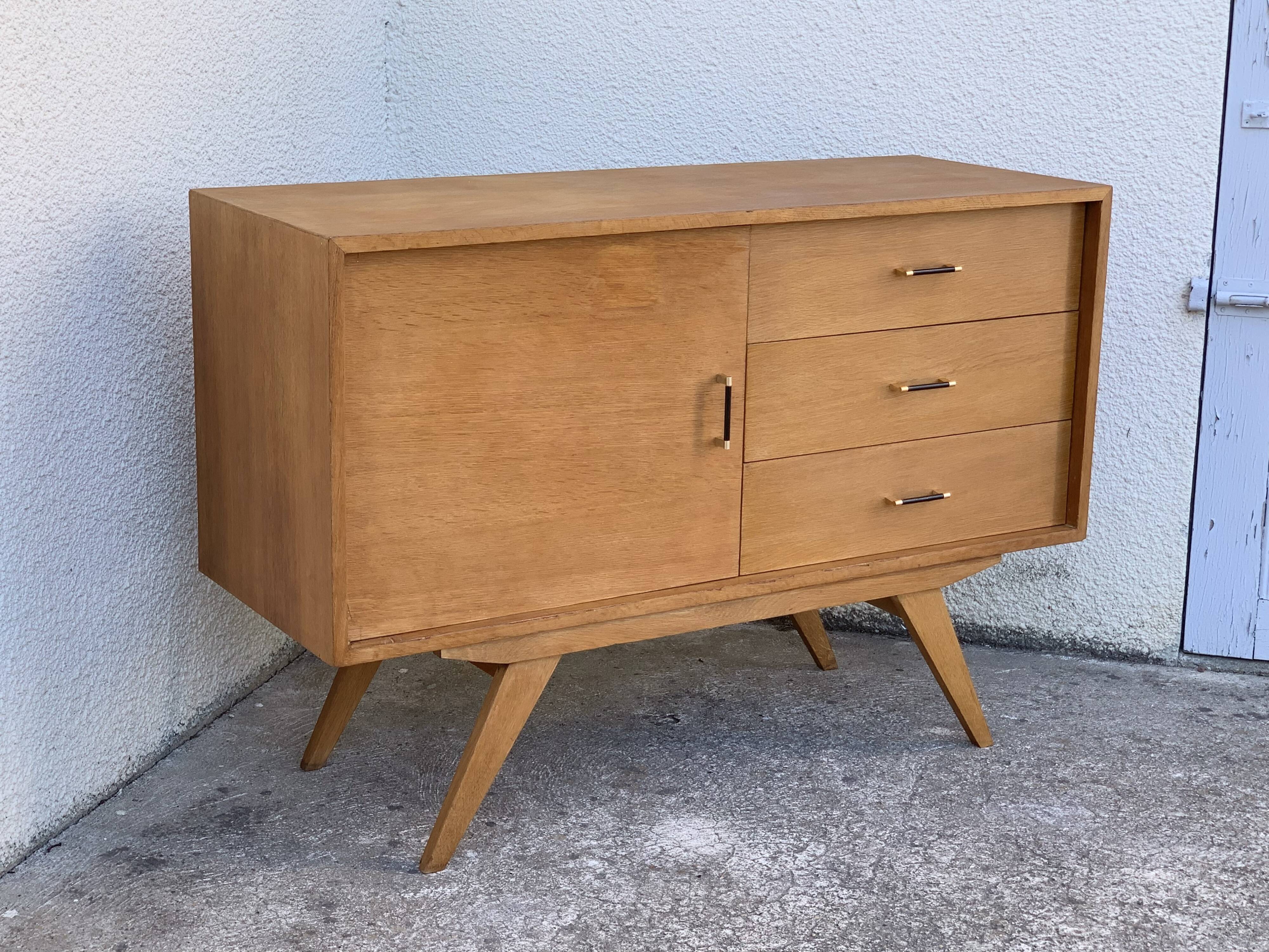 Vintage buffet compass feet 1950