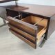 Design corner desk Gianni Moscatelli rosewood vintage 70s