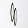 Italian sculptural wall mirror in wood from the 1960s.