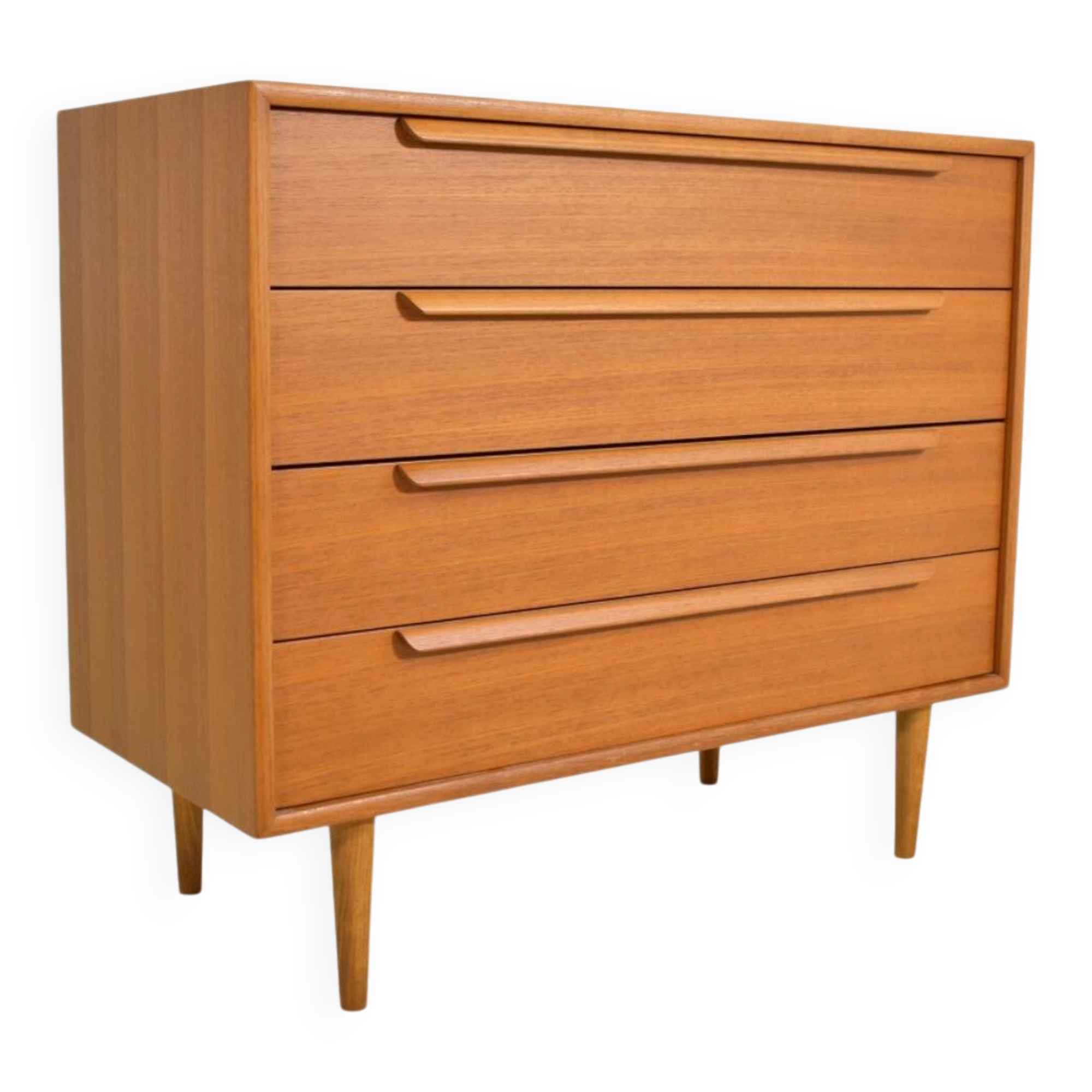 Chest of drawers by WK Möbel 1960s teak sideboard vintage Scandinavian