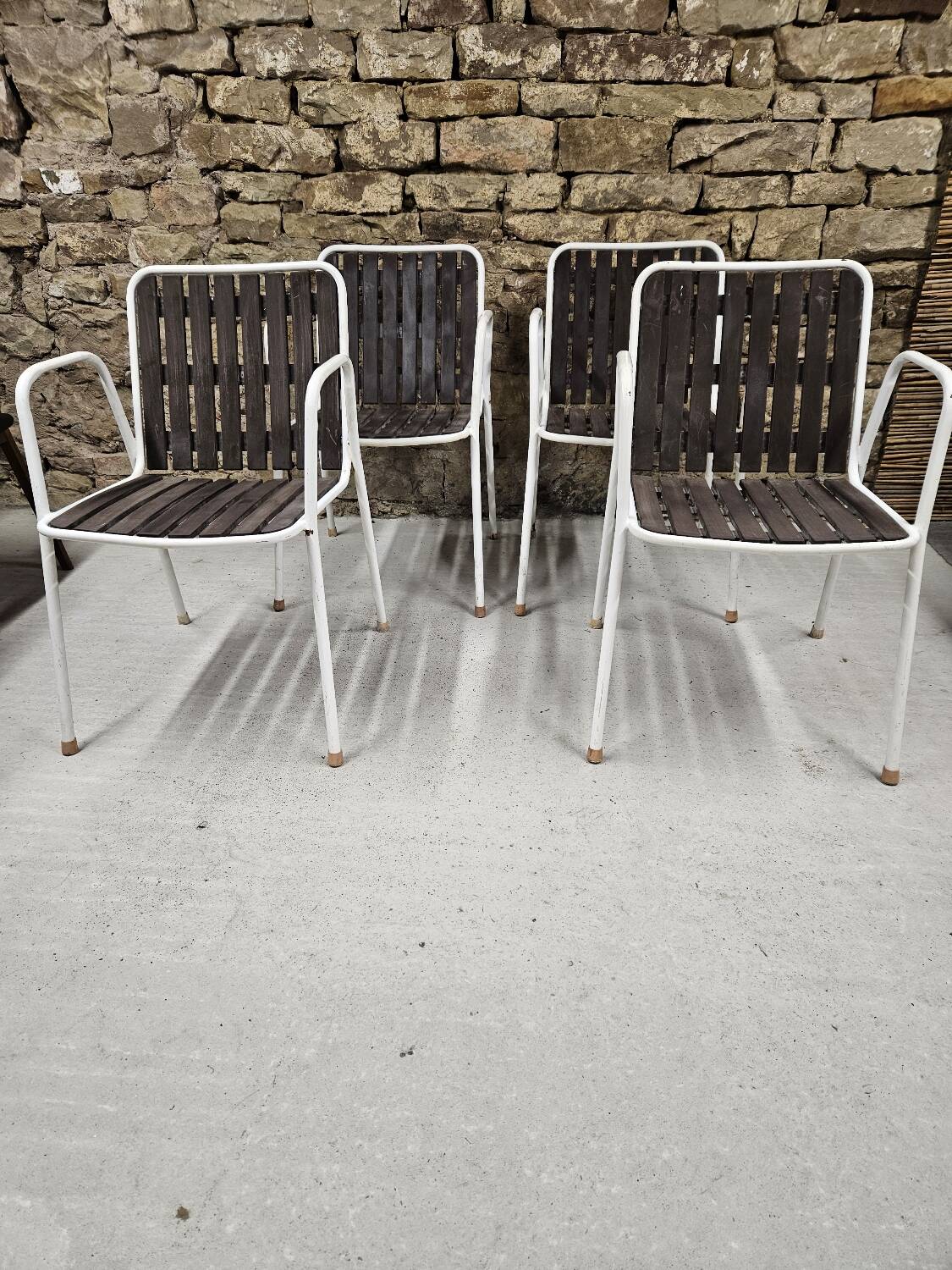 4 EMU chairs, Rio model, 1960