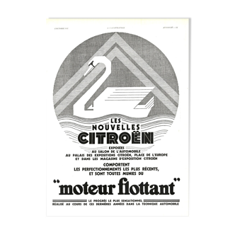 Affiche vintage années 30 Citroen
