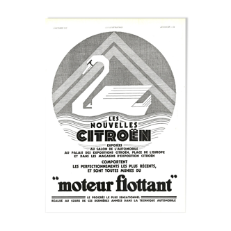 Vintage poster 30s Citroen