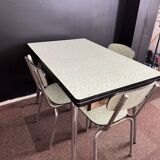 Ensemble table et chaises vintage – Formica