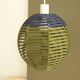 Woven ball suspension on metal structure / D 27cm