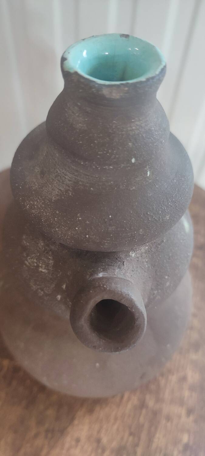 Pichet , cruche en grès signée CK céramique vintage 1960-1970