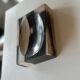 Symmetrical multicolored petrified wood soap dish