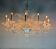 Venetian lustre in colourless Murano glass, 12 light arms, circa 1900