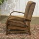 1930s English bridge chair in beech.